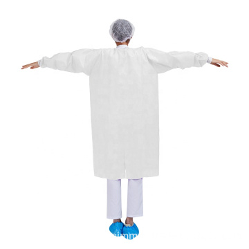 China manufacturer hospital clinic dental doctor nurse uniform disposable medical white non woven lab coat